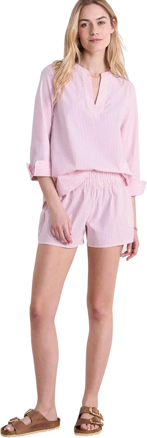 vineyard vines Women's Harbor Seersucker Seaside Shorts