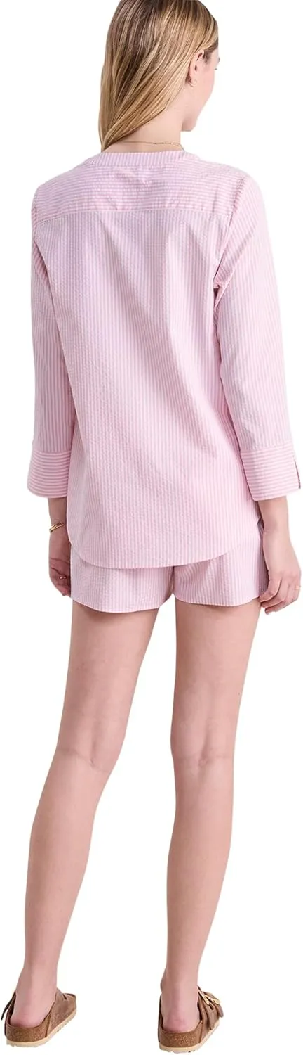 vineyard vines Women's Harbor Seersucker Seaside Shorts