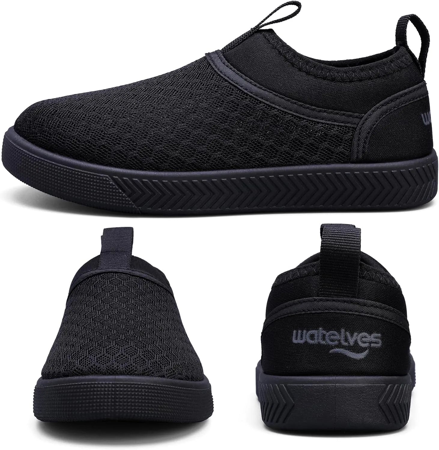 WateLves Toddler Water Shoes Kids Boys and Girls - Quick-Dry Multi-Purpose Casual Water Sneakers Slip On with Drainage Holes for Swim Walking Beach Vacation Essentials