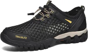 Water Shoes Men Quick Drying Outdoor Hiking Barefoot Boat Footwear Aqua Shoes for Water Sport Waders Diving Hiking Sailing Travel Beach Wading Swimming Fishing Kayaking