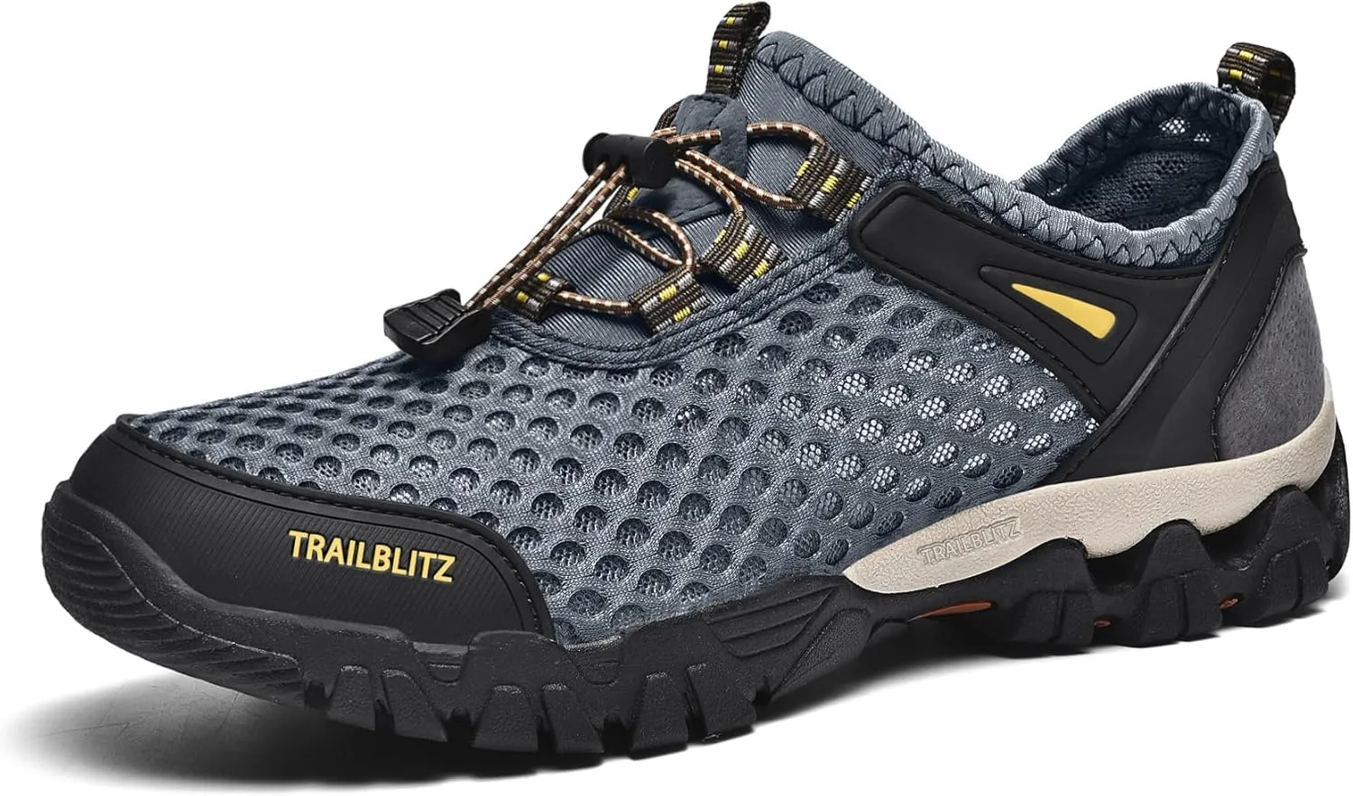 Water Shoes Men Quick Drying Outdoor Hiking Barefoot Boat Footwear Aqua Shoes for Water Sport Waders Diving Hiking Sailing Travel Beach Wading Swimming Fishing Kayaking