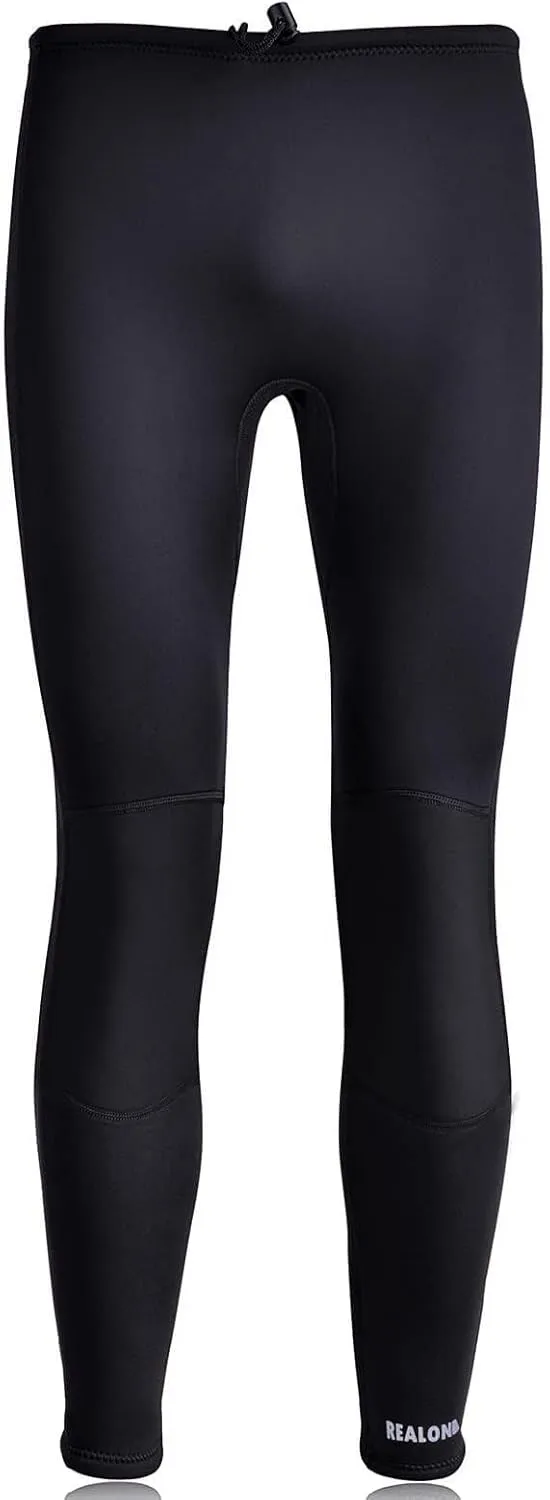 Wetsuit Pants Men Womens Wet Suits Swim Tights 3mm Neoprene Swimming Leggings 2mm Long Diving Surfing Kayak Pant Keep Warm for Workout Scuba Snorkeling Canoeing Water Sports