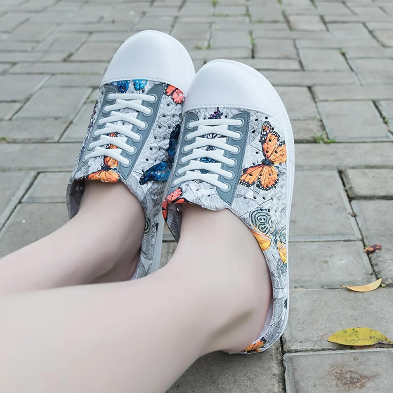 Women Garden Clog Shoes Mesh Hole Breathable Slippers Summer Indoor/Outdoor Beach Sandals Shower Footwear Water Shoes