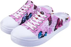 Women Garden Clog Shoes Mesh Hole Breathable Slippers Summer Indoor/Outdoor Beach Sandals Shower Footwear Water Shoes