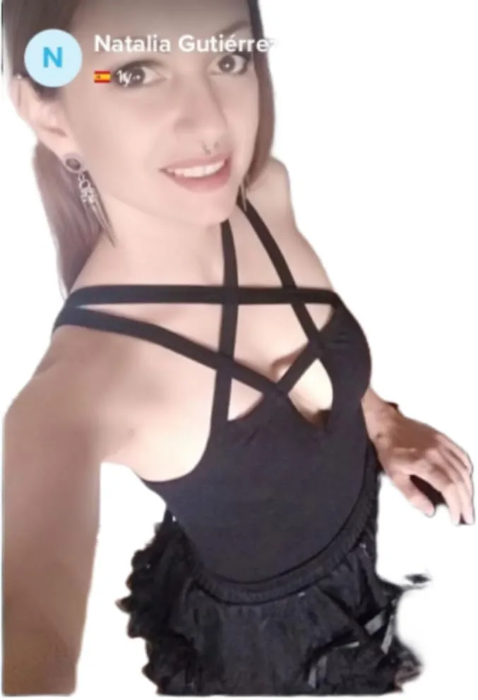 Women Hollow Out Low Chest Pentagram Bodysuit Gothic Dark Street Jumpsuit