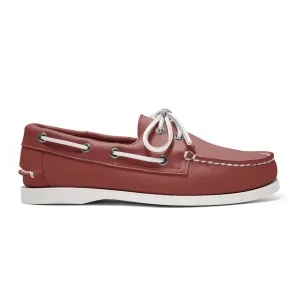 Women's 2 Eyelet LE Boat Shoe: Brick