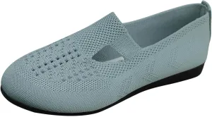 Women's Ballet Flats Soft Knit Lightweight Round Toe Slip On Comfort Ballerina Flat Shoes for Walking