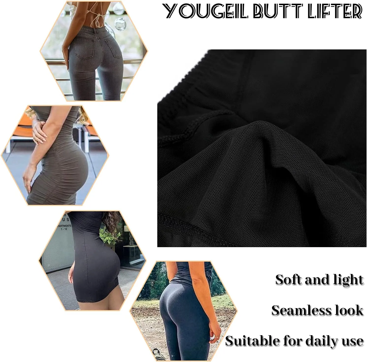 Women's Butt Lifter Control Panties Seamless Body Shape Lifting Enhancer Boyshorts Shapewear Underwear