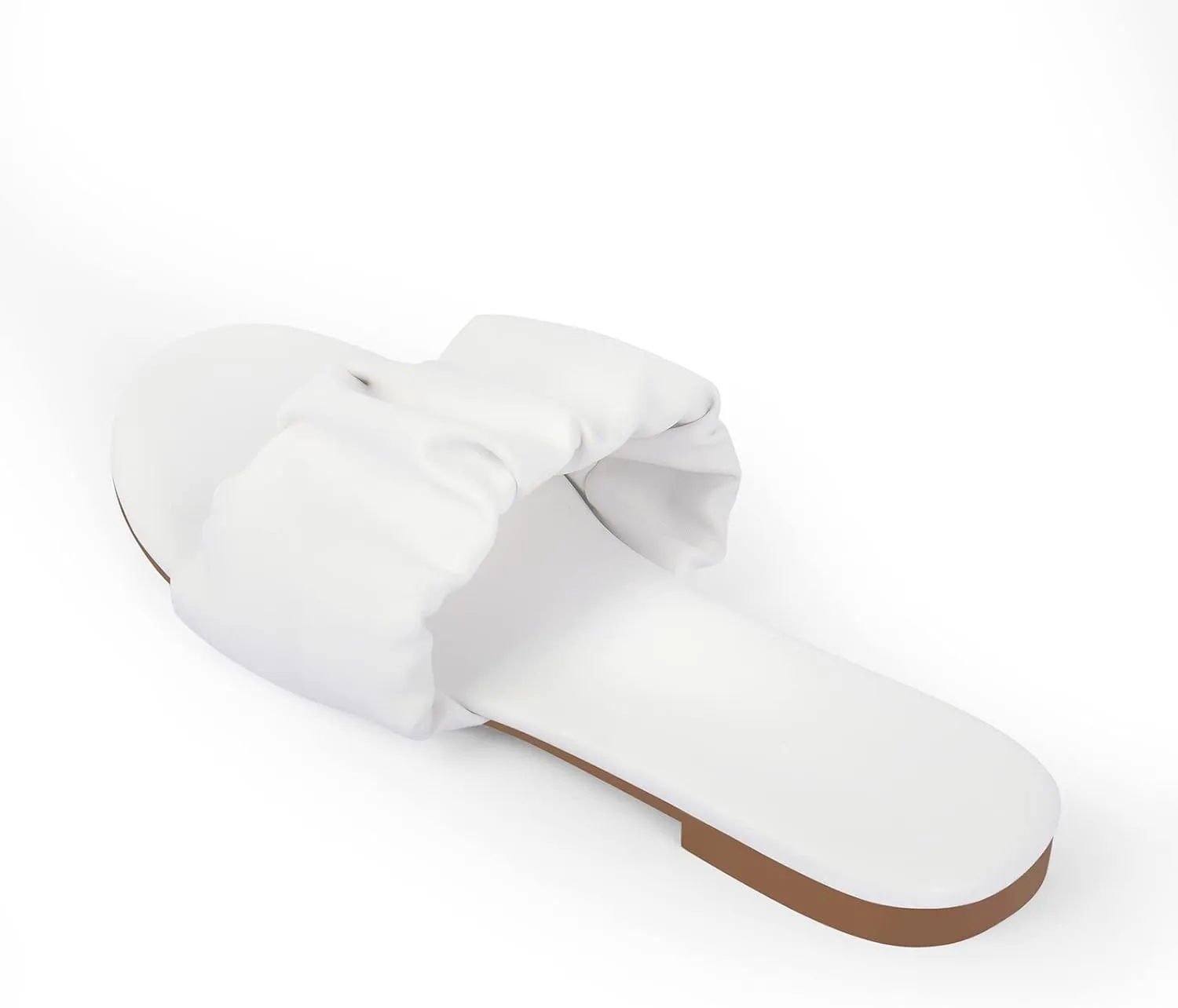 Womens Fashion Square Toe Flat Sandals Summer Slip On Gladiator Slippers Mule Slides Sandals