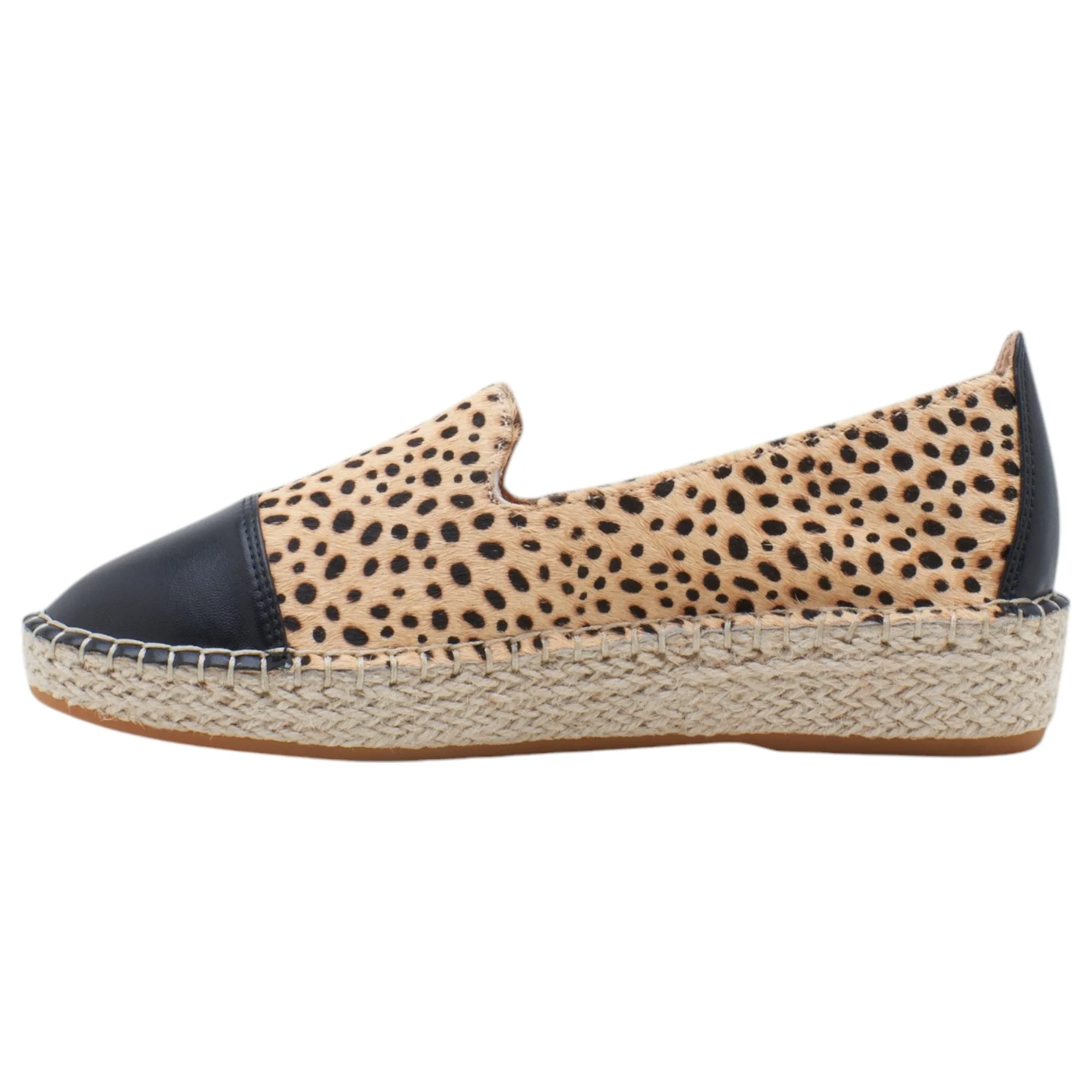 Womens Hush Puppies Banu Flats Tan Spotted Leopard
