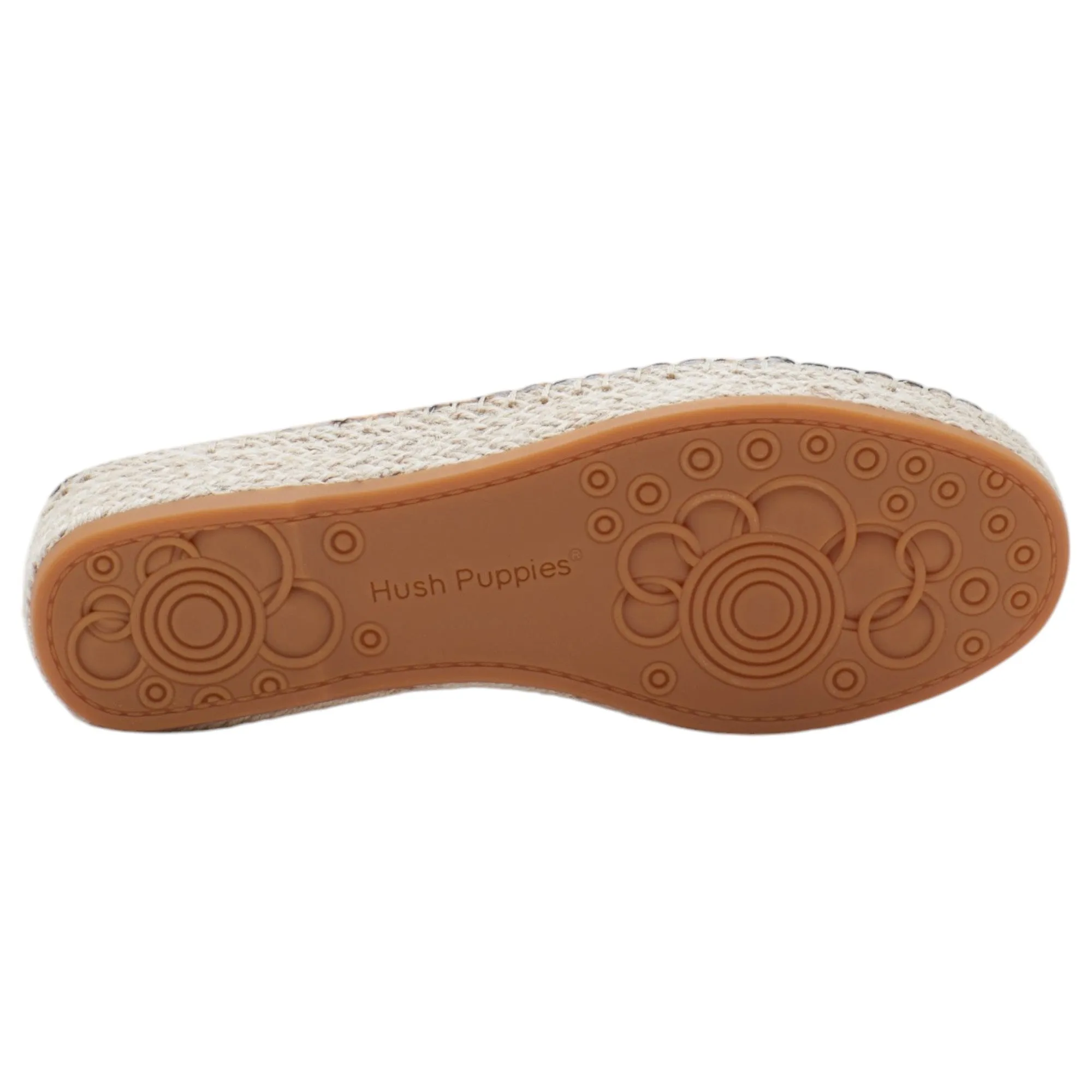 Womens Hush Puppies Banu Flats Tan Spotted Leopard