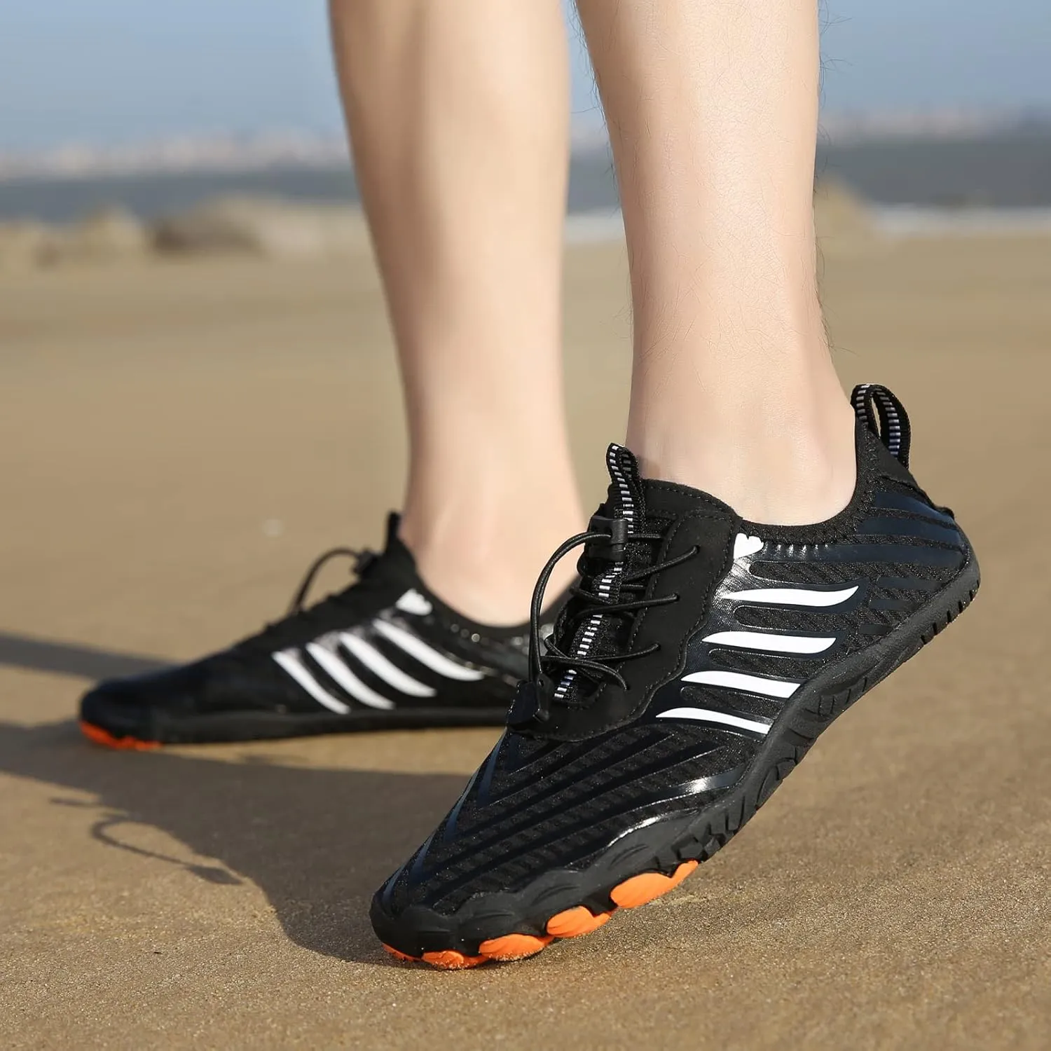 Women's Men's Hike Barefoot Shoes Wide Toe Box Water Shoes Quick Dry Swim Shoe Breathable & Non-Slip for Pool Beach Surf Walk Water Yoga