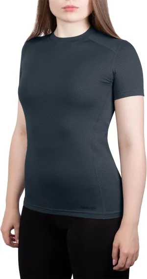 Womens Military Moisture Wicking Base Layer T-Shirt - Tactical Training Army Professional - Polartec Delta - Odor Resist