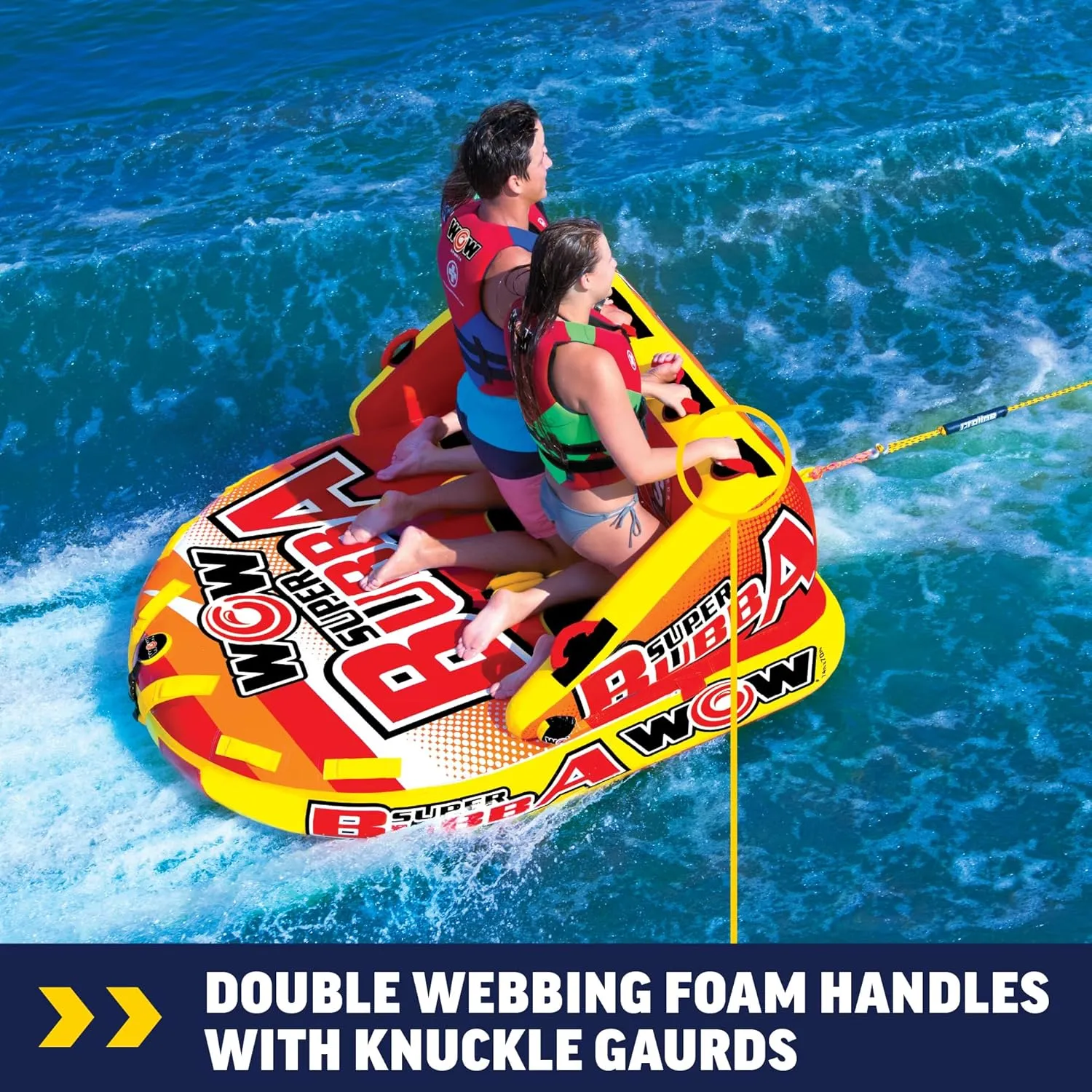 WOW Sports Bubba Towable Tubes for Boating, Boat Accessories for Tubing, Water Tube for Boats
