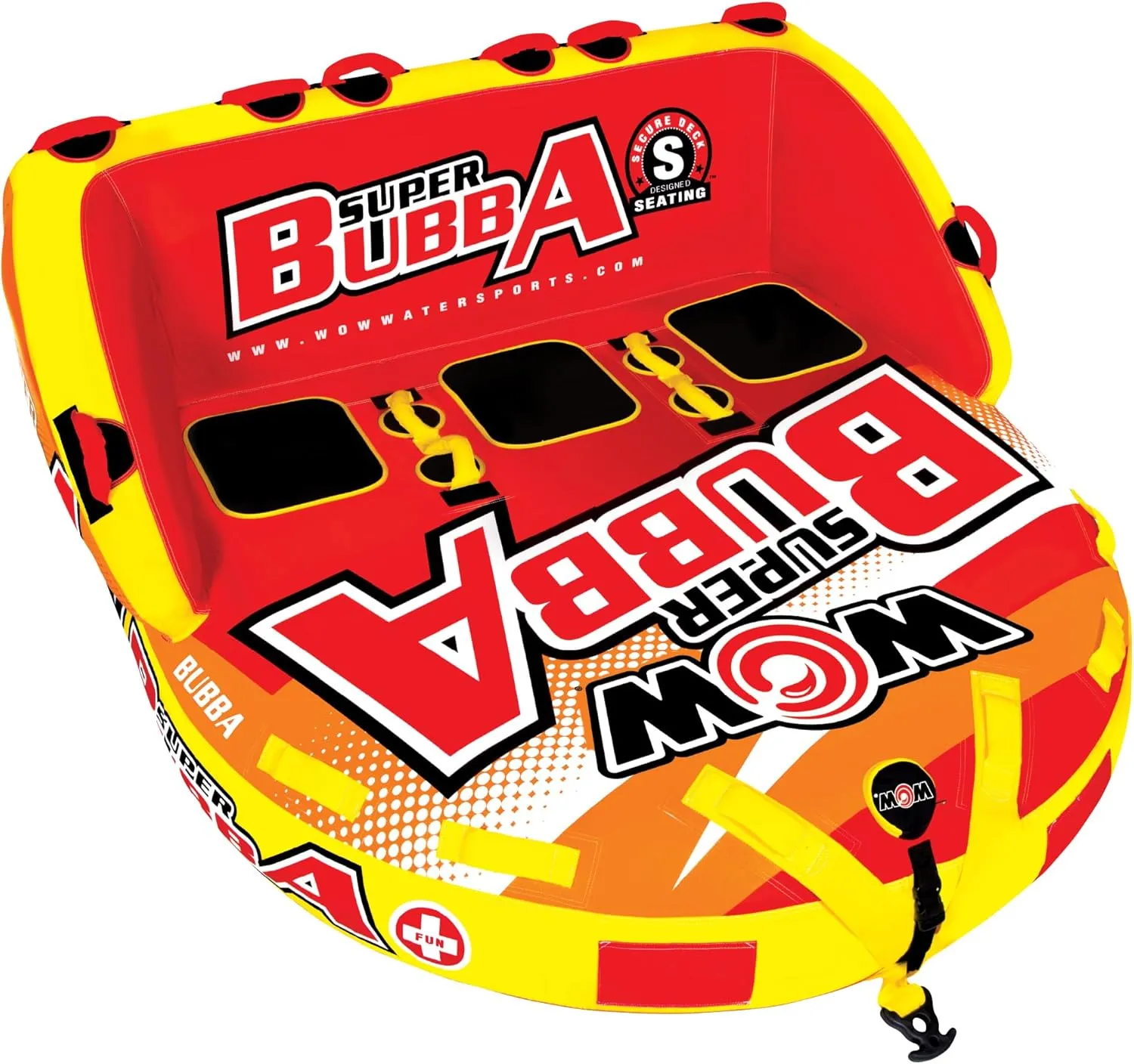 WOW Sports Bubba Towable Tubes for Boating, Boat Accessories for Tubing, Water Tube for Boats