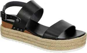 XAPPEAL Amelia - Women's Open Toe Ankle Buckle Strap Casual Platform Espadrille Sandals