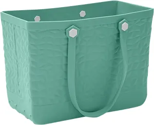 Yanzhenglip Rubber Tote Bag For Women Large Rubber Beach Bag Waterproof Washable Handbag Durable Tote Bag