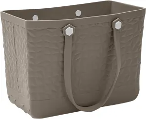 Yanzhenglip Rubber Tote Bag For Women Large Rubber Beach Bag Waterproof Washable Handbag Durable Tote Bag