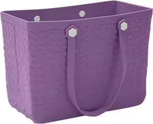 Yanzhenglip Rubber Tote Bag For Women Large Rubber Beach Bag Waterproof Washable Handbag Durable Tote Bag