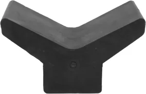 Yosoo Marine V Bow Stop,Boat Trailer V Bow Stop Black Rubber Bow Stop Replacement for Ski Boat Fishing Boat Sailboat Trailer