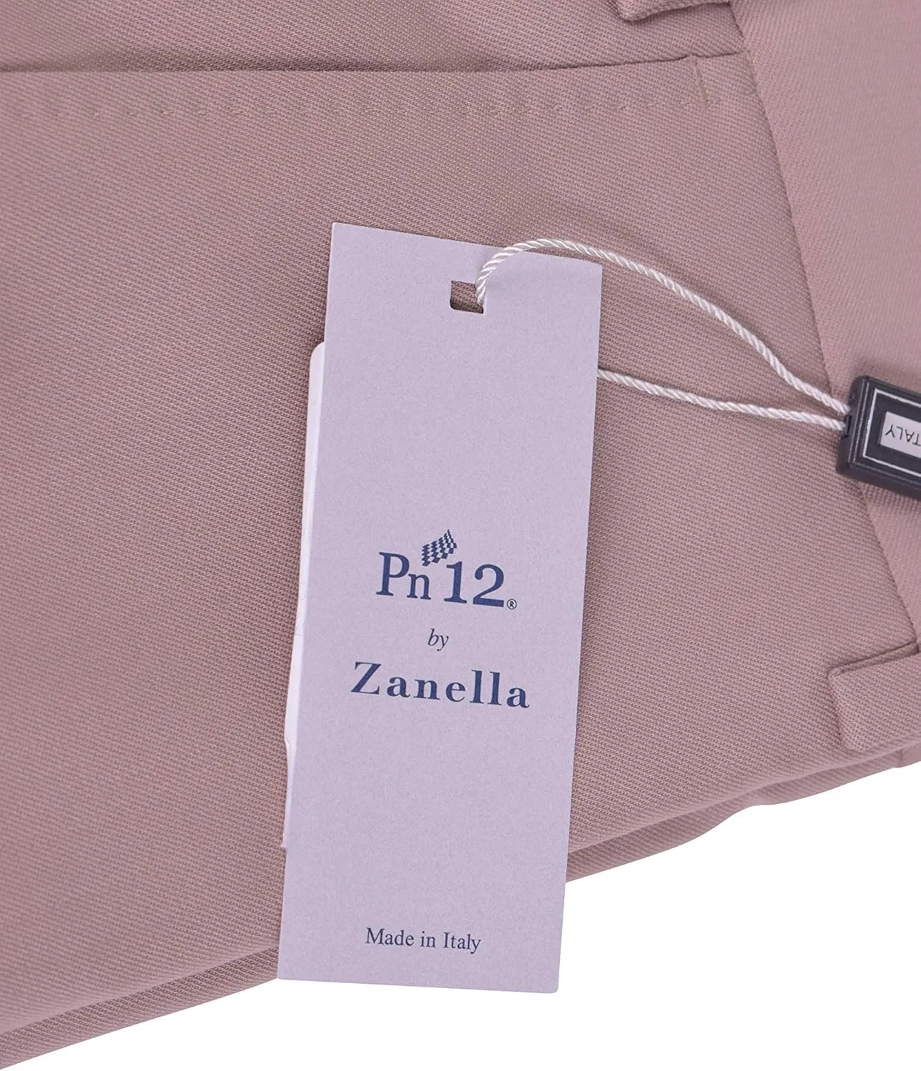 Zanella Pn12 Luxury Wool Men Trousers - Modern Fit Flat Front Dress Pants